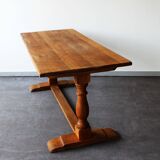 Table de monastère, style rustique, début XXème.