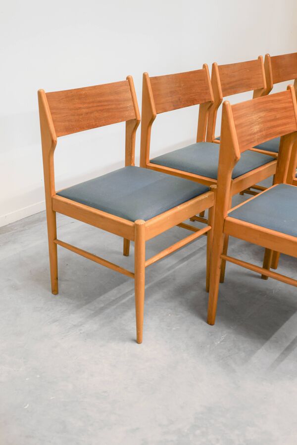 Chaises de salle à manger scandinaves, années 1970