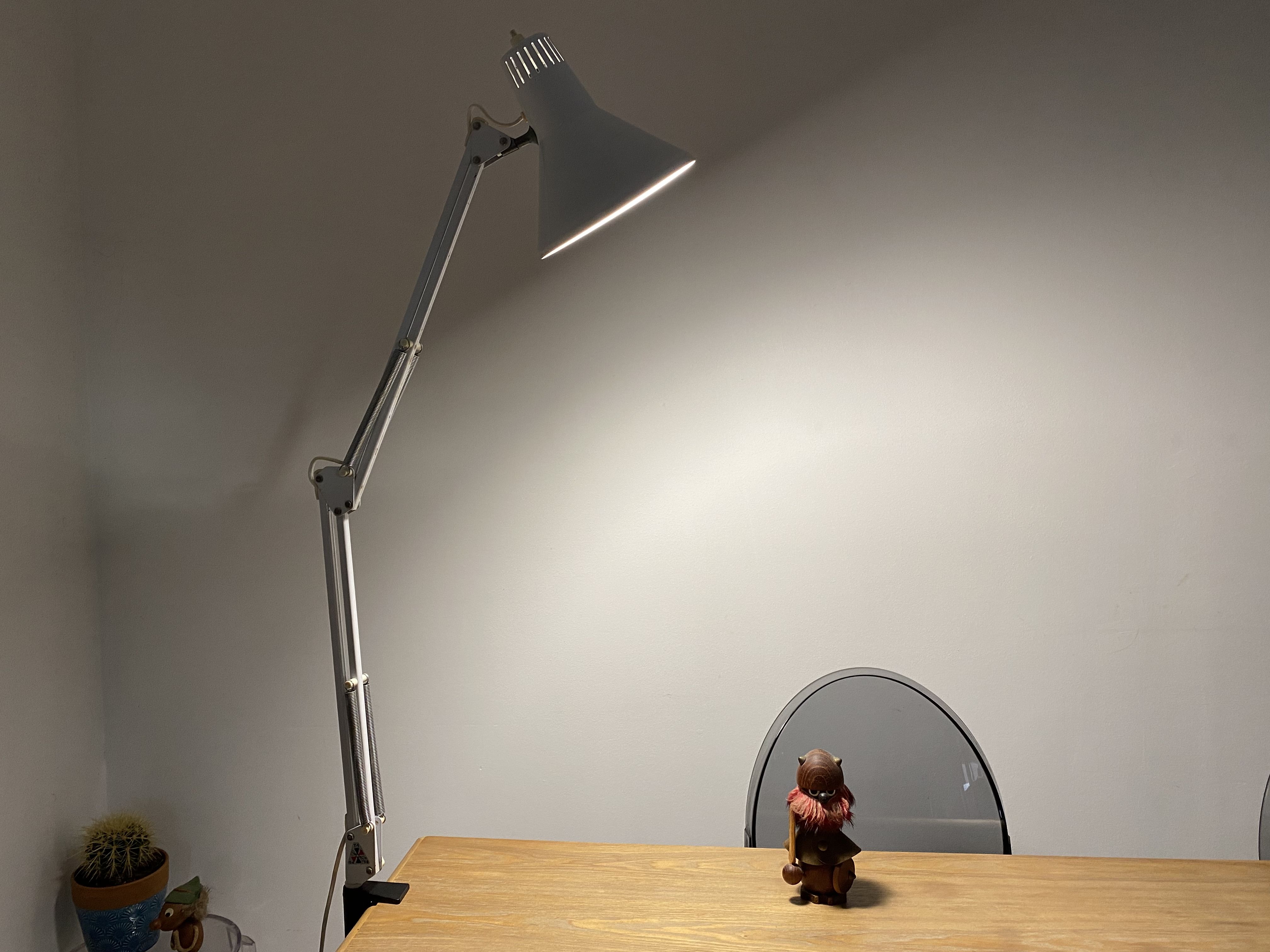 Desk lamp architect twist T1 italy vintage 70s