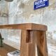 Workshop workbench in solid oak