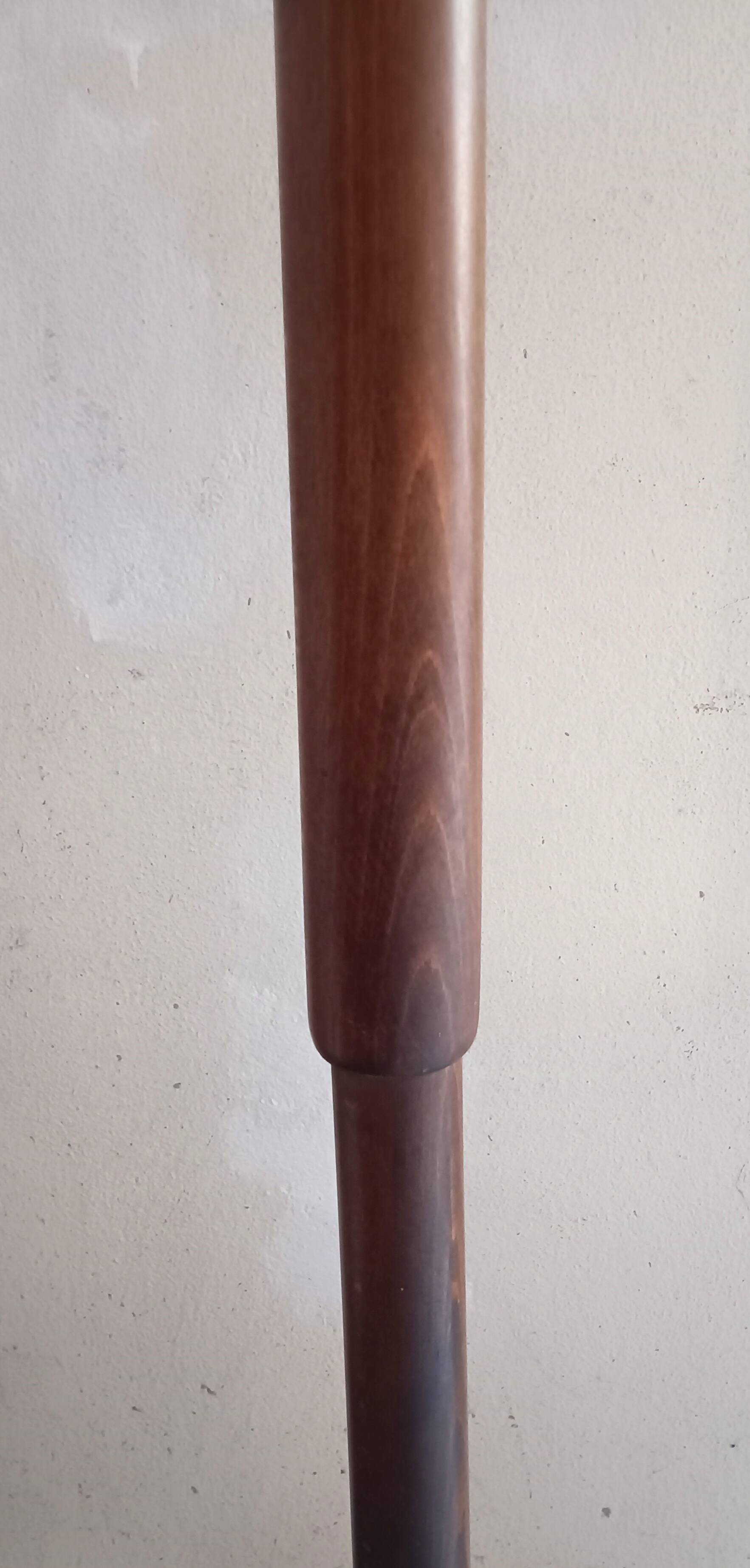 Wooden parrot coat rack