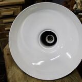 Workshop pendant light in enamelled sheet metal