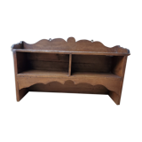 Wood wall shelf