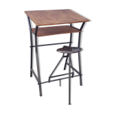 Bureau architecte avec tabouret intégré