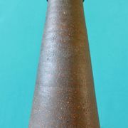 Bedside lamp in stoneware and ochre glaze. Nils Kahler, Denmark, 1965
