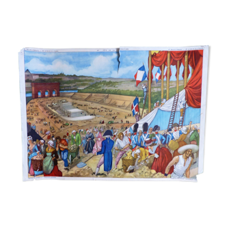 Affiche scolaire Rossignol n°49&50 thème histoire