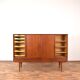 Mid-Century Danish Teak Highboard Model 13 by Gunni Omann for Omann Jun