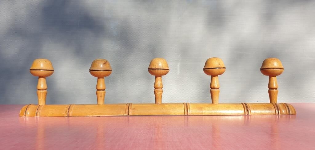 Wall coat rack with 5 hooks 1900