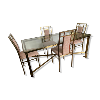 Table and 4 chairs