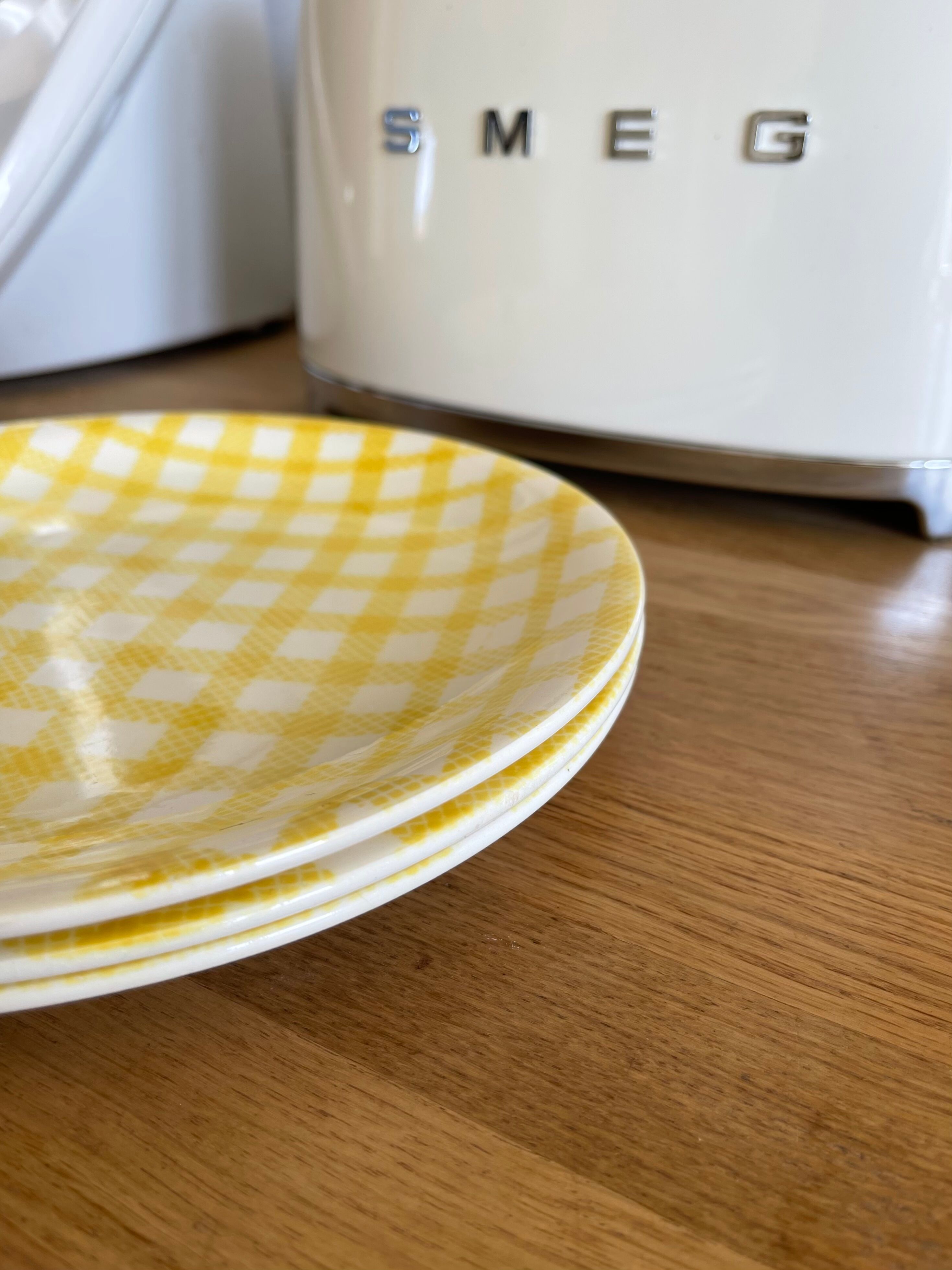 3 plates Salins France 1970