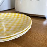 3 plates Salins France 1970