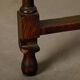 Antique English oval Gateleg Table in solid Oak, Late 19th Century