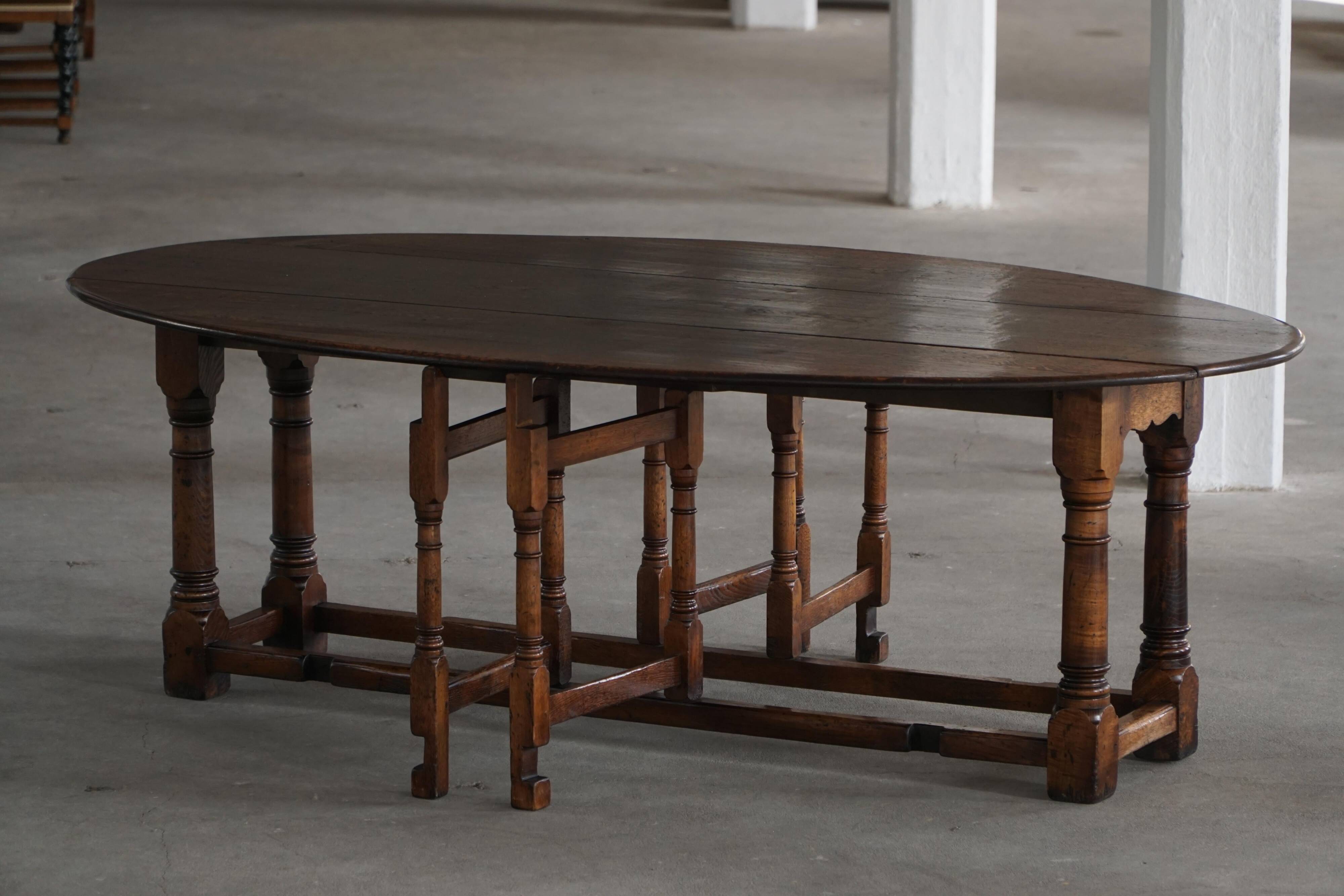 Grande table de salle à manger / console moderne française, milieu du 20e siècle
