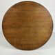 Table d'appoint brutaliste en bois tourné avec pressoir à vin