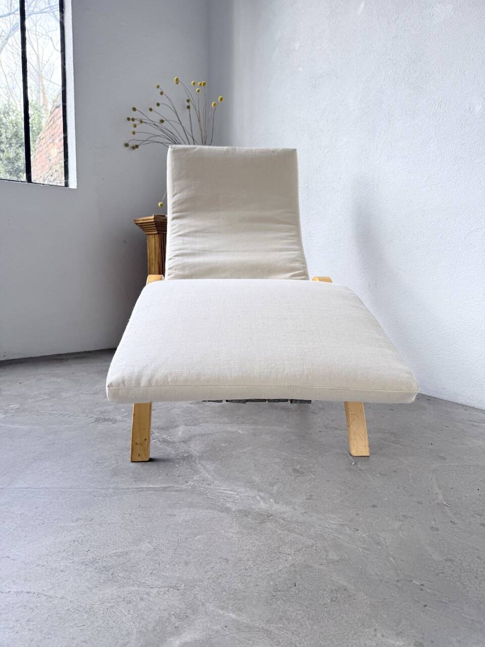 Transat hêtre bois courbé Ikea vintage Kim Samson