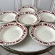 Lot de 6 assiettes creuses badonviller modèle barbizon années 30