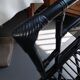 4 fauteuils en rotin noir