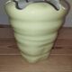 Vintage shell vase Salins – French crackled earthenware – 1970s
