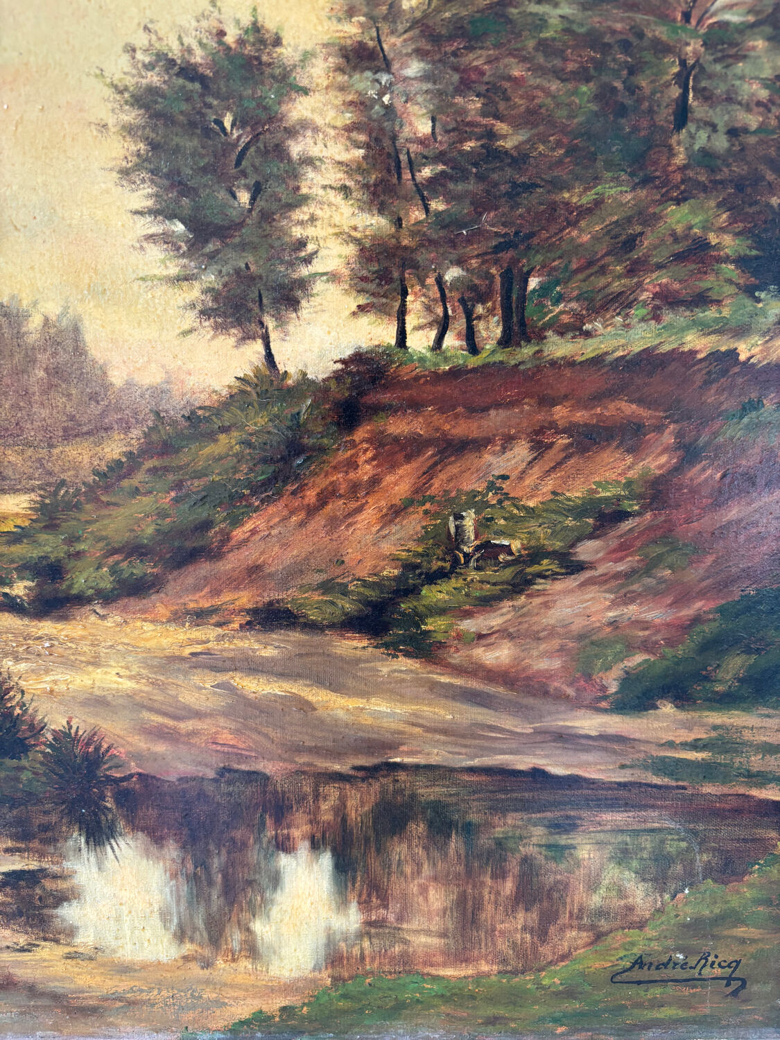 Landscape signed André Rica