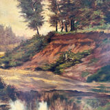 Landscape signed André Rica