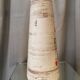 Conical cermamic vase west germany scheurich keramik vintage