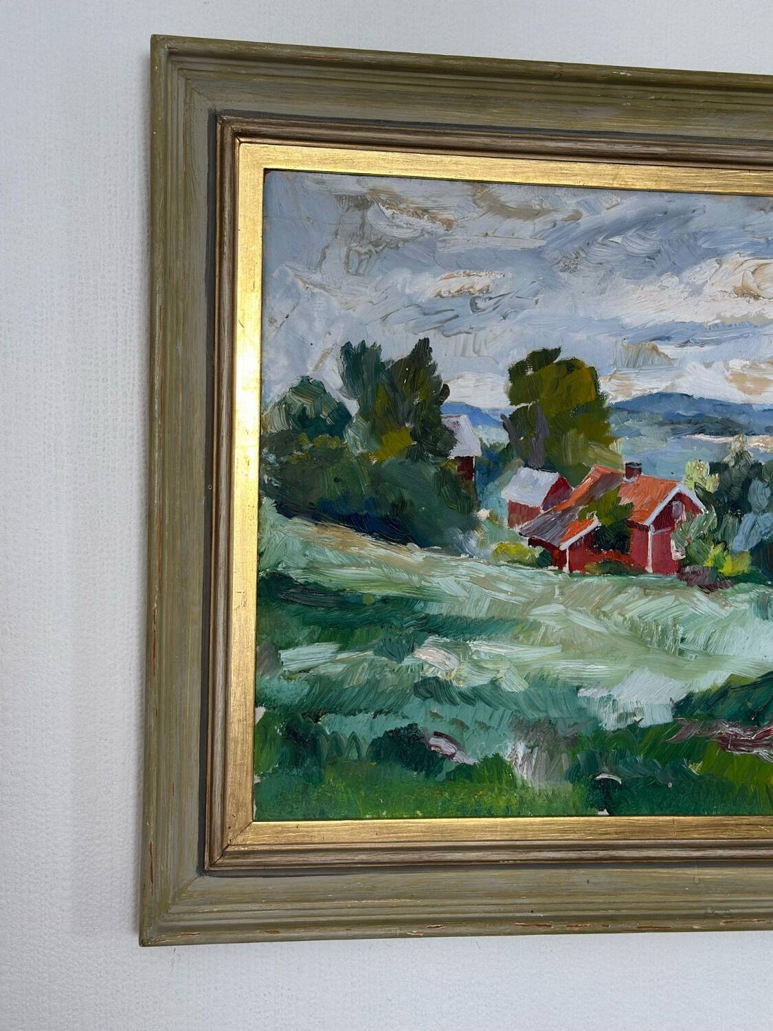 Swedish Oil on Panel – “Landscape” by Erik Boëthius (1897–1970)