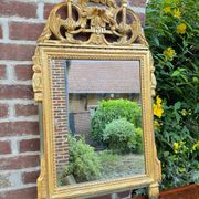 Mirror In Wood And Golden Stucco From Louis XVI XVIII Eme Century