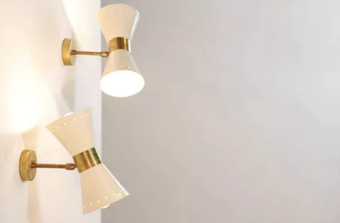 Wall lamps in the style of Italian creations of the 1950s