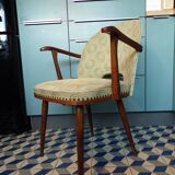 Vintage 1960s vinyl armchair
