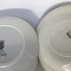 Set of 9 Salins dessert plates with multicolored earthenware cake dish