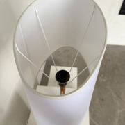 Lampe de table bois chêne années 70