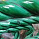 Braided ceramic fruit basket