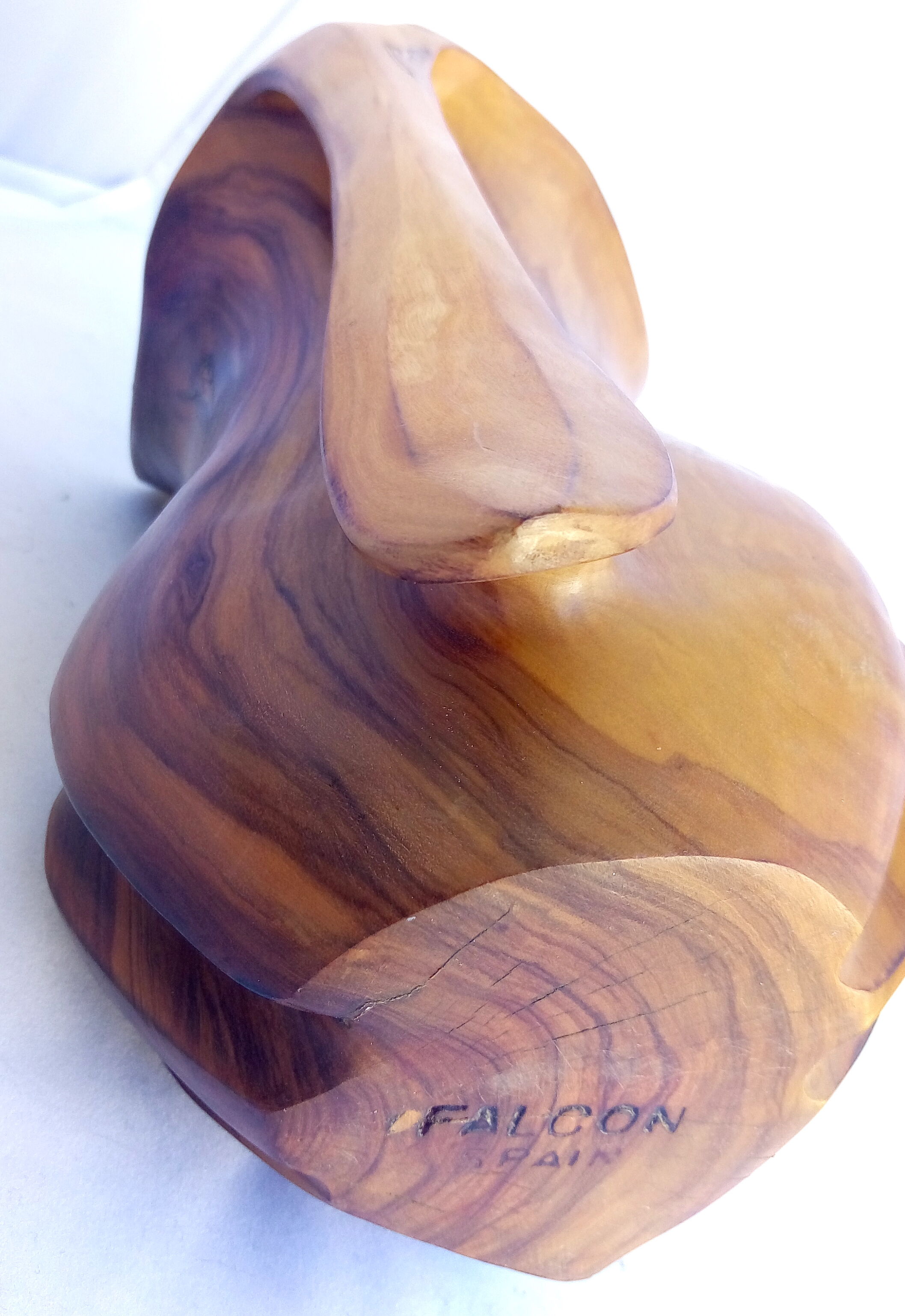 60s olive wood design pitcher