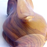 60s olive wood design pitcher
