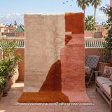 Traditional handmade pure wool Berber rug size 150/250 cm