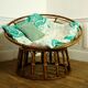Fauteuil Papasan en rotin XL