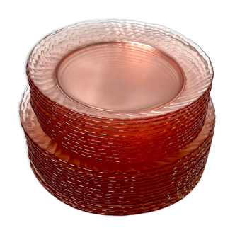plates arcoroc rosaline