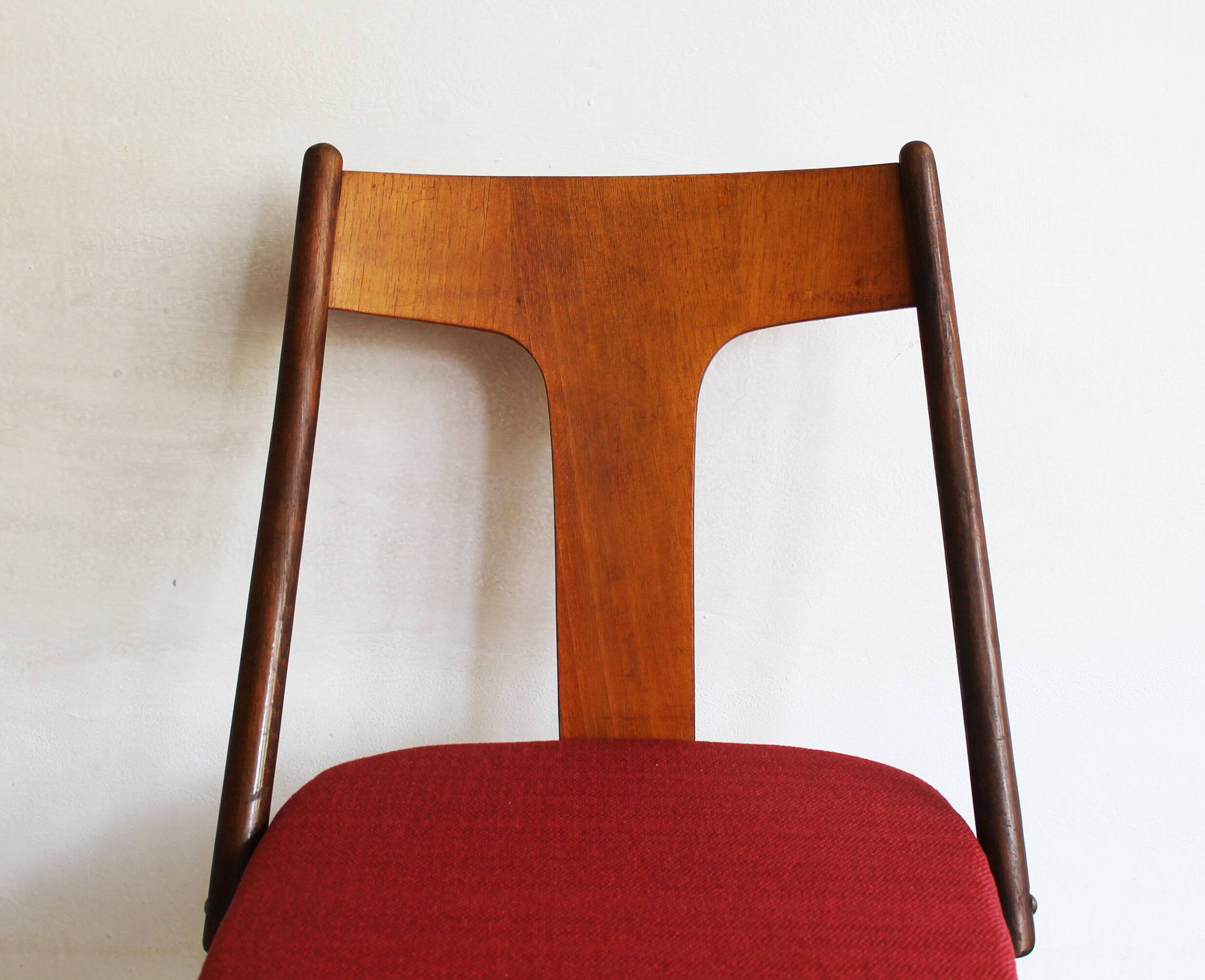 1960s Scandinavian Style Dining Chairs by Mier Topolcany