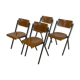 Set of four chairs 1960 Netherlands