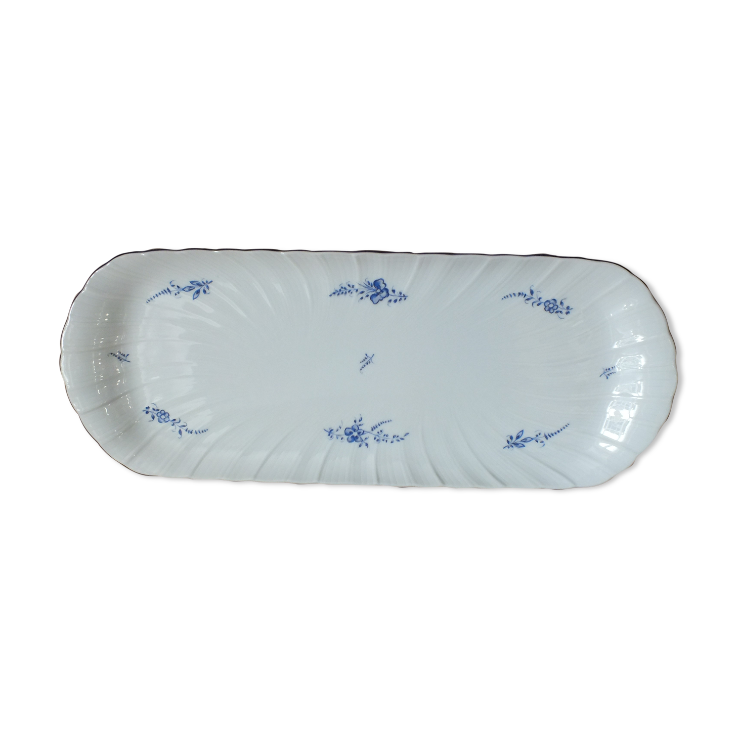 Limoges Bernardaud porcelain cake dish - Brindilles