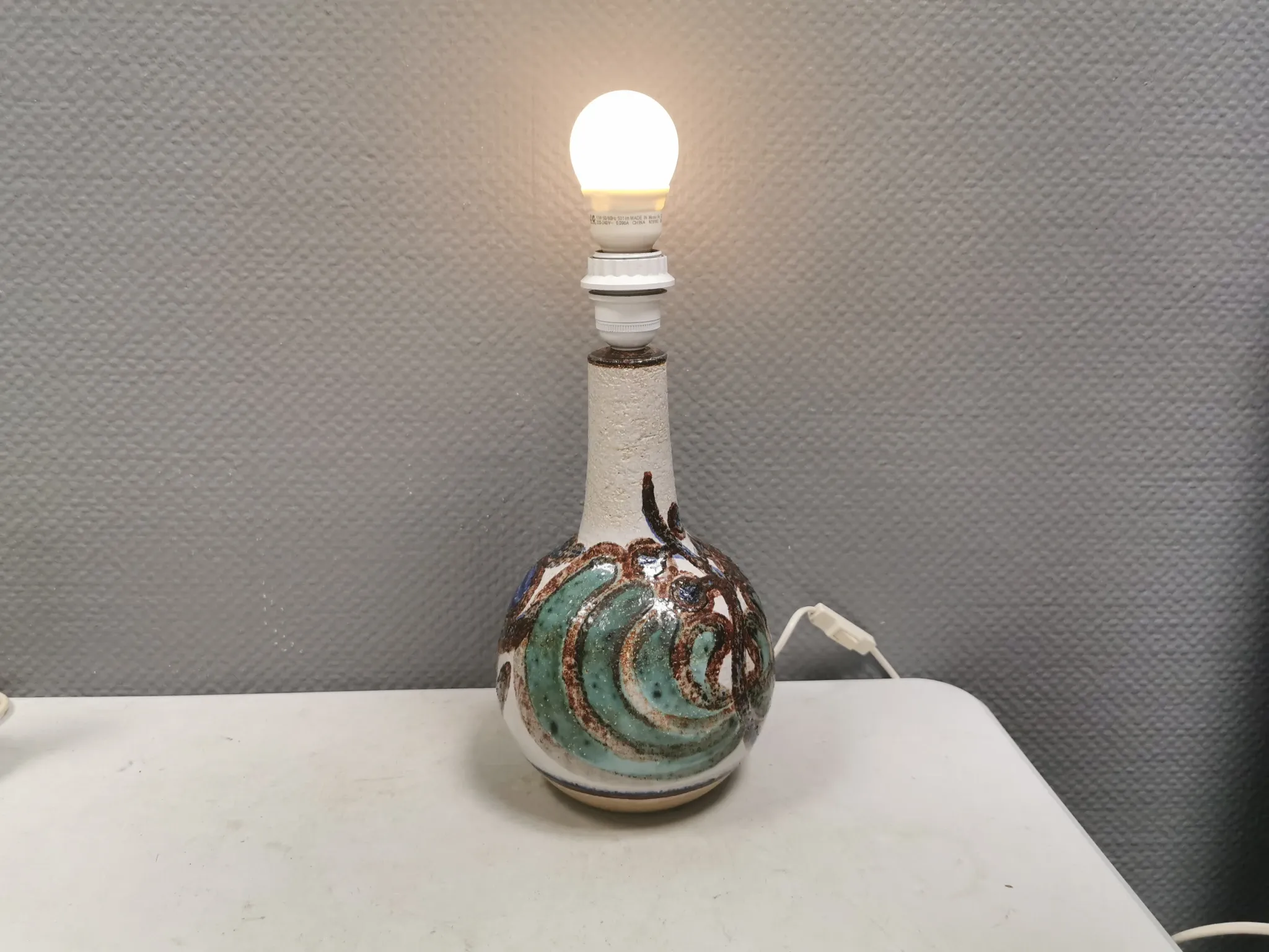 Large table lamp from the Danish brand Søholm, designed by Noomi Backhausen