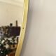 Vintage oval mirror from the 1960s