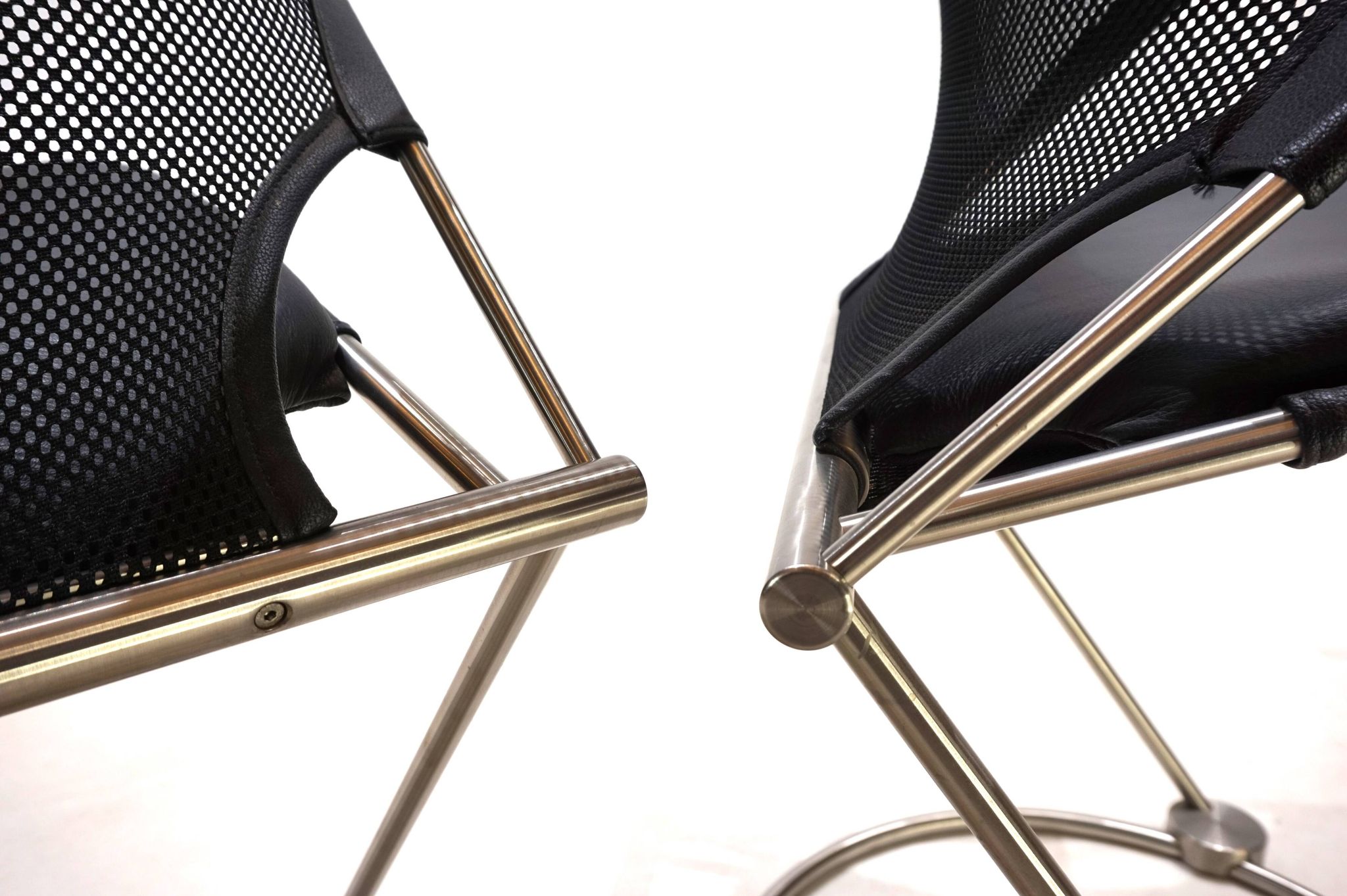 Set of 2 Wilkhahn Nuvola conference / dining room chairs by Herbert Ohl, 19