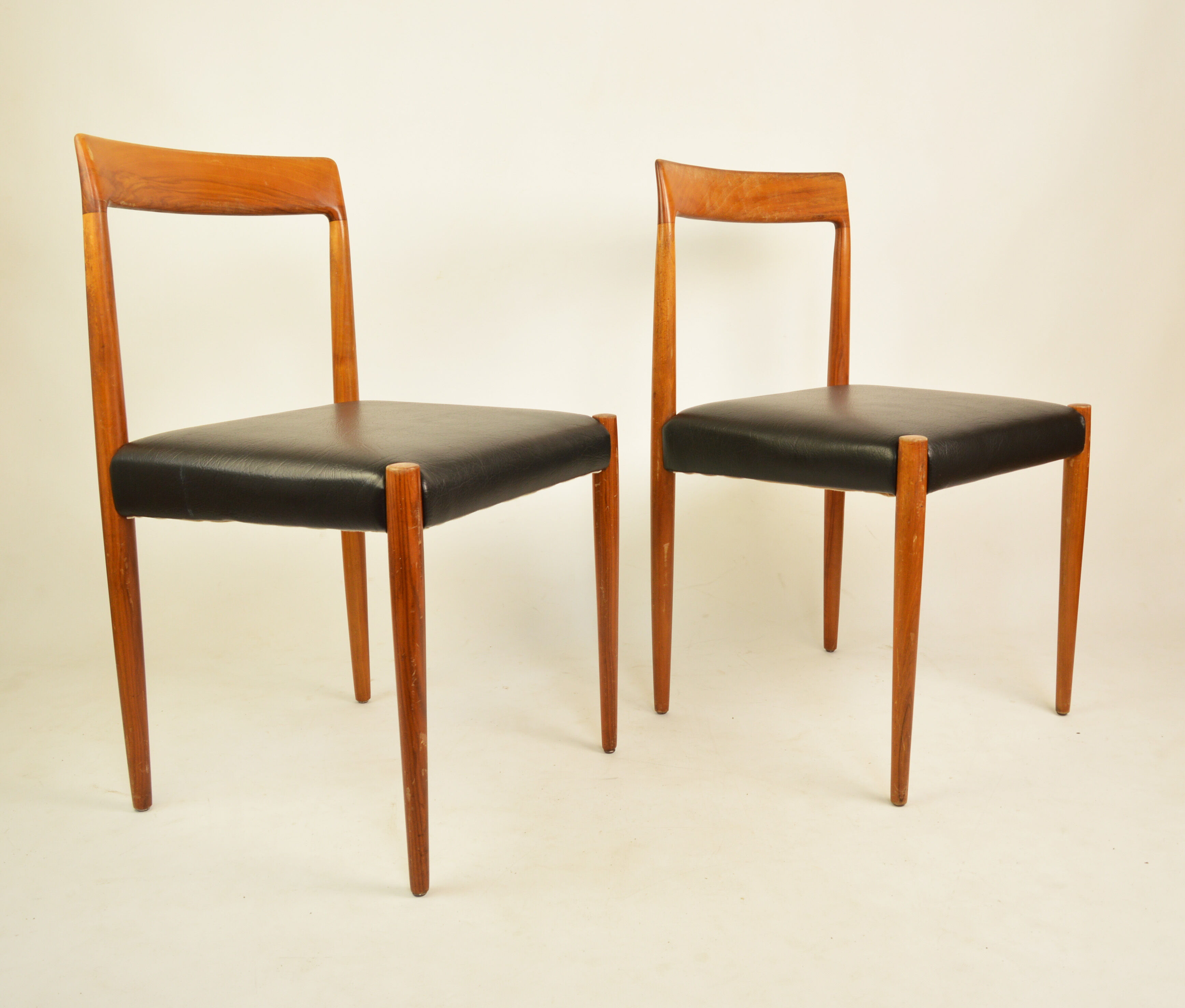 Pair of chairs by L & H. Lubke, Germany, 1960s