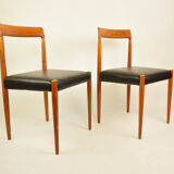 Pair of chairs by L & H. Lubke, Germany, 1960s