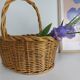 Panier osier tressé