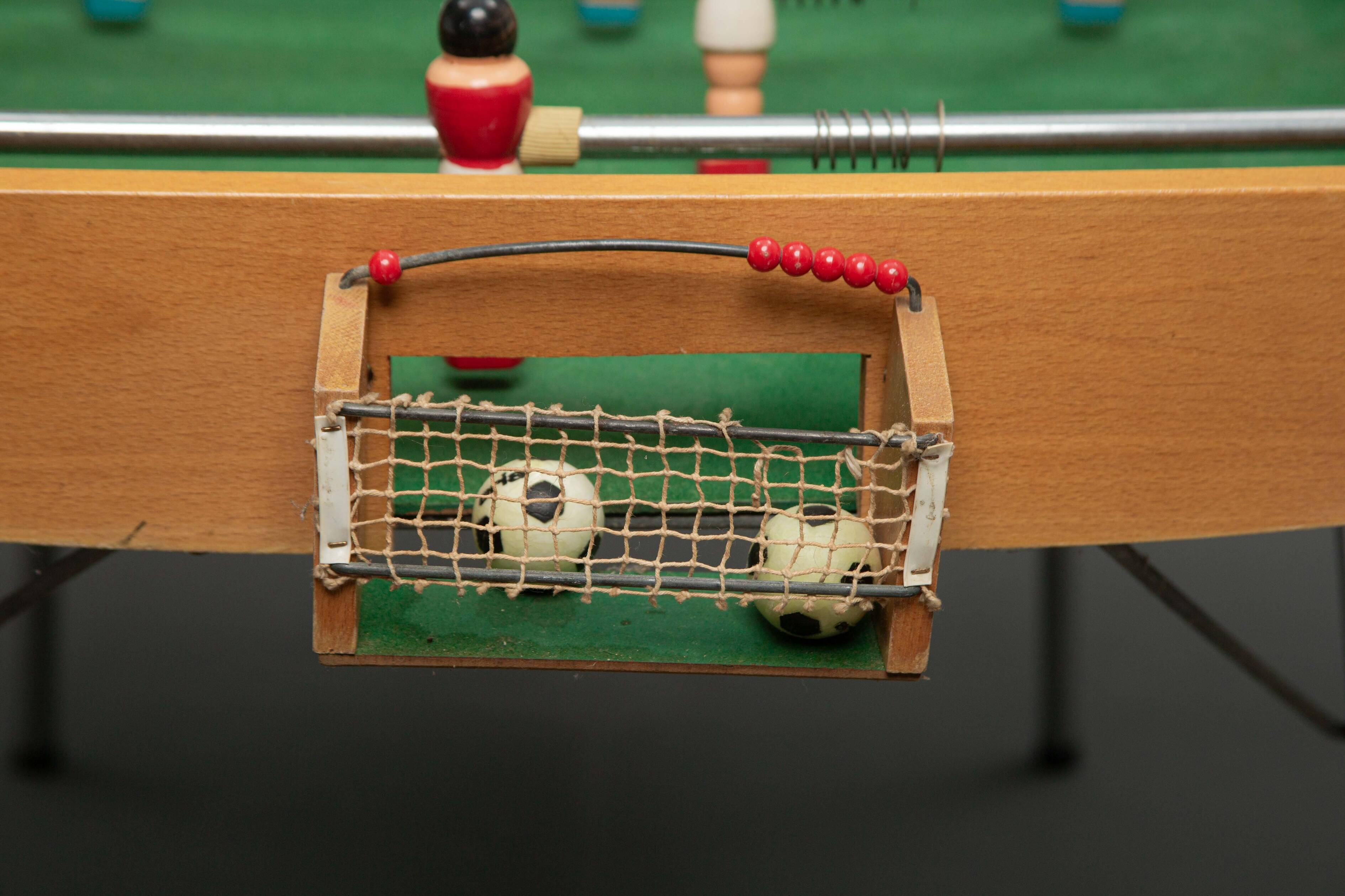 Vintage folding table football on foot from the 70s