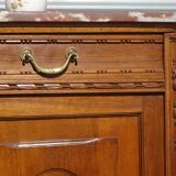 Art Deco buffet in walnut and marble