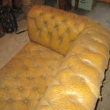 Canapé Chesterfield 2 ocre