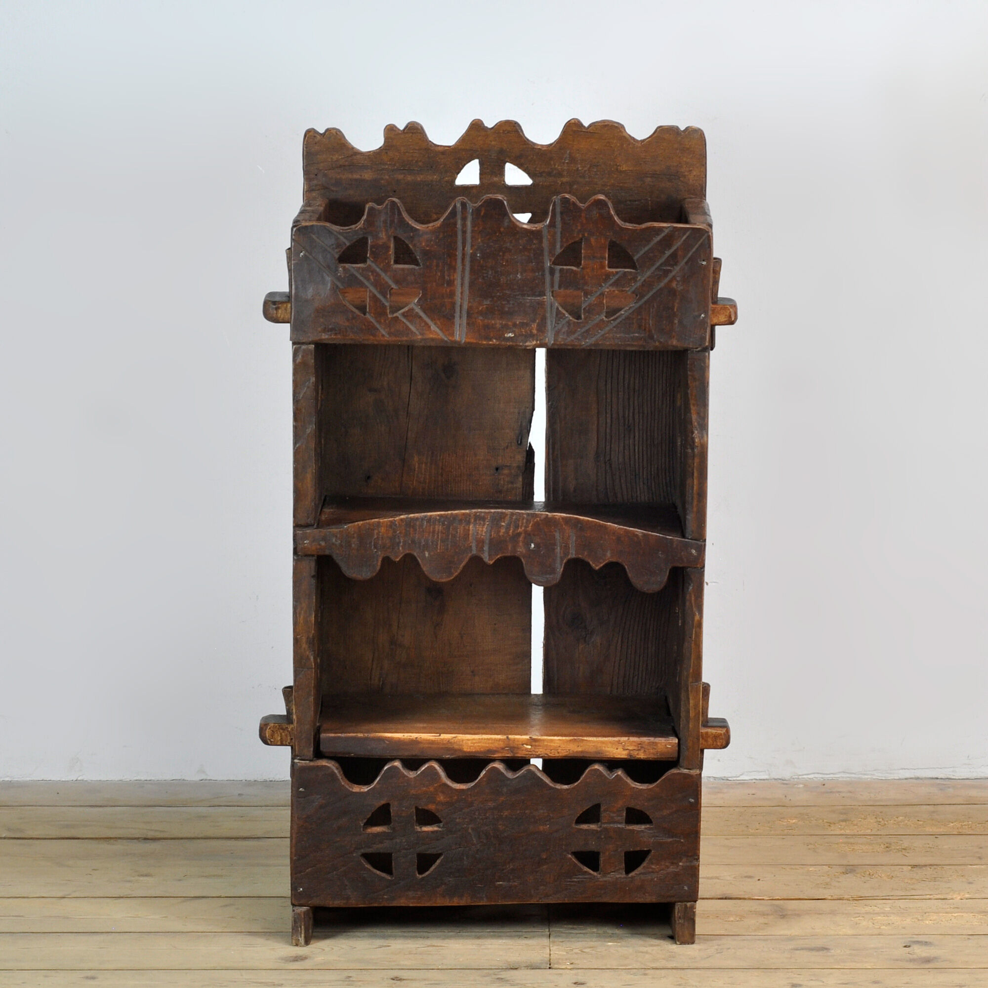 Romanian folk art cabinet, circa 1950